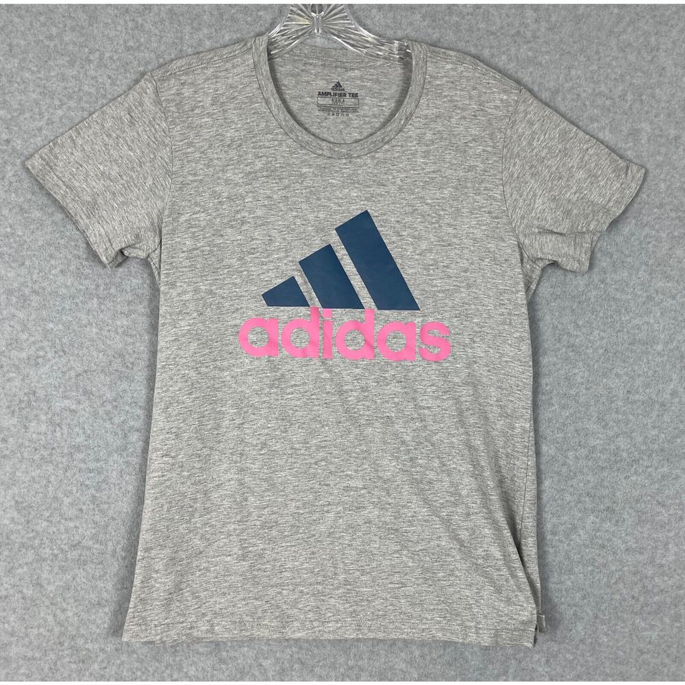Adidas Amplifier Tee T Shirt Size M Grey